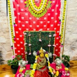 Lotus Backdrop Indian Traditional Cloth Indian Festival Decor Indian Pooja Wall Decor Indian Wall Art Photo Decor Banner Decorative Pooja Cloth Hindu Wedding Favor Pink -Michaels Fabric Sale 153496758908592 1