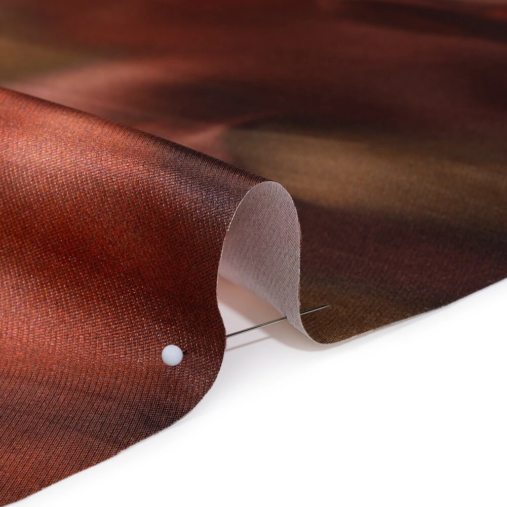 1 Yard Red Light Brown Large Tulip Polyester Mikado Fabric Exclusive Tulip Transformation Print 57 Inch Width 8 1 Yard Red Light Brown Large Tulip Polyester Mikado Fabric Exclusive Tulip Transformation Print 57 Inch Width - Image 6