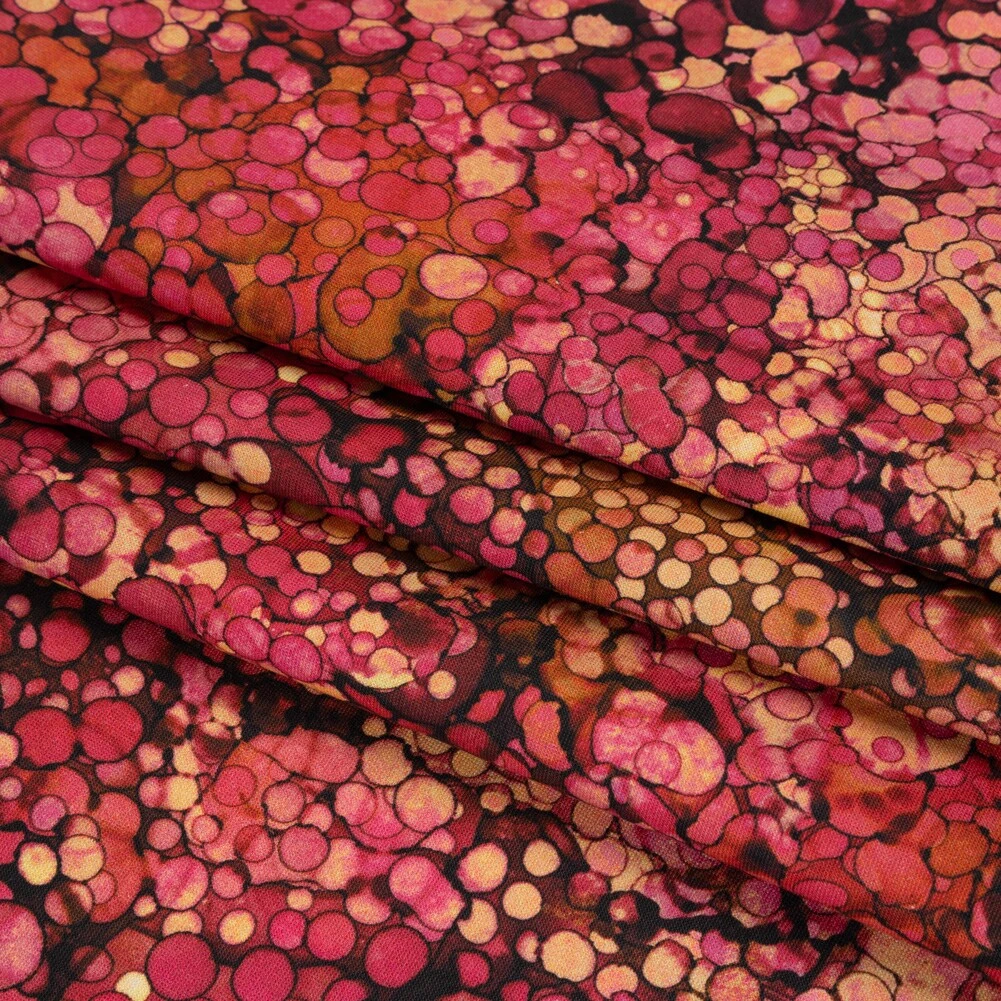 1 Yard Rose Petal Bubbles Quilting Cotton Fabric Bliss Collection Pink Red White 43 Inch Width 6 1 Yard Rose Petal Bubbles Quilting Cotton Fabric Bliss Collection Pink Red White 43 Inch Width - Image 4