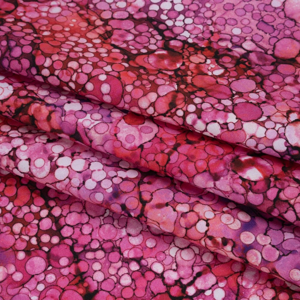 1 Yard Bubble Tea Bubbles Quilting Cotton Fabric Bliss Collection Purple Pink Red 43 Inch Width 6 1 Yard Bubble Tea Bubbles Quilting Cotton Fabric Bliss Collection Purple Pink Red 43 Inch Width - Image 4