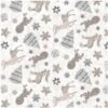 Timeless Treasures Wooden Holiday Cutouts Cream -Michaels Fabric Sale 157494137012336