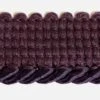 Twist Cord With Lip Piping Trimming - 8 Yards- Many Colors Available! Dark Purple