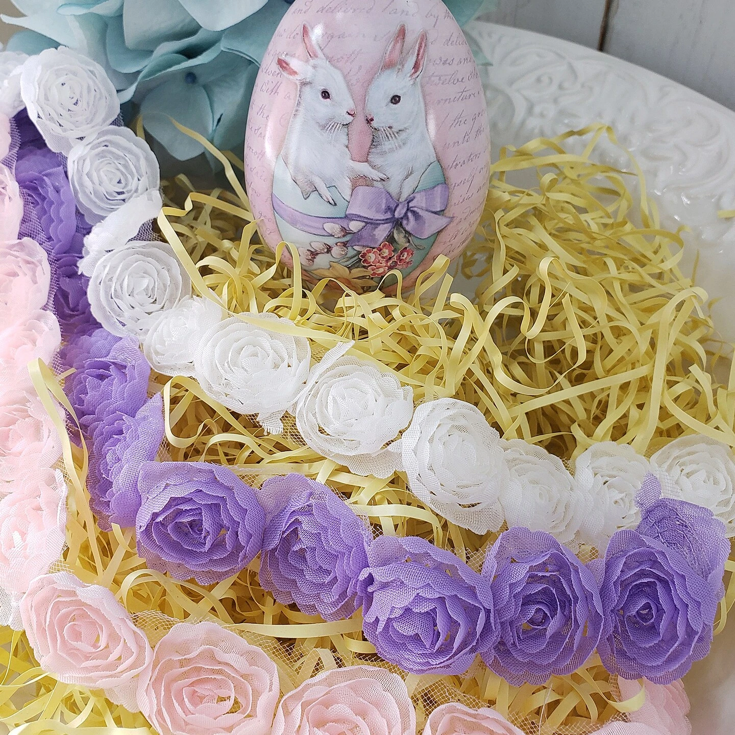 5 Yards Of Rosalinda 1 1/2" Circular Floral Trim | 5 Yard Cut Lavender 6 5 Yards Of Rosalinda 1 1/2" Circular Floral Trim | 5 Yard Cut Lavender - Image 4