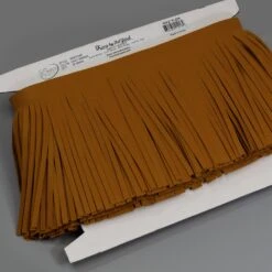 5 Yards Of 6" Premium Vegan Leather Fringe Trim | 5 Yard Cut Brown 12 5 Yards Of 6" Premium Vegan Leather Fringe Trim | 5 Yard Cut Brown -Michaels Fabric Sale 16555271205712