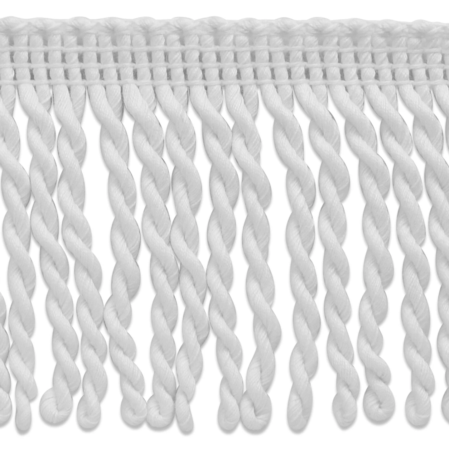 10 Yards Of 3" Cotton Bullion Fringe Trim | 10 Yard Cut White 10 10 Yards Of 3" Cotton Bullion Fringe Trim | 10 Yard Cut White - Image 8