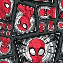 Licensed Marvel Prints Marvel Spiderman Comic Swirl Cotton Fabric By The Yard -Michaels Fabric Sale 167506120920496 1