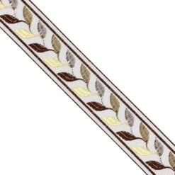 Designer’s Shop JR 769 Autumn Leaf Vine Jacquard Trim – 1-7/16” X 5 Yards – Earth Tone Woven Border 22 Designer’s Shop JR 769 Autumn Leaf Vine Jacquard Trim – 1-7/16” X 5 Yards – Earth Tone Woven Border -Michaels Fabric Sale 167506484395440 2