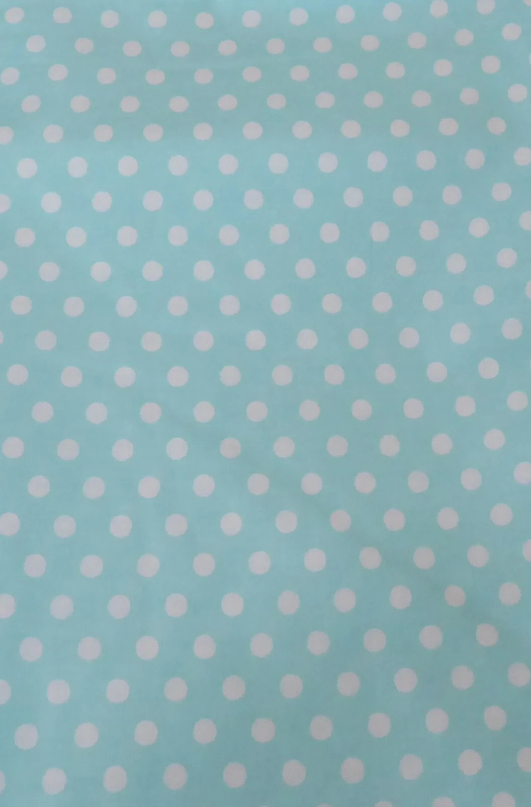 GENERIC Aqua With White Dots Cotton Fabric By The Yard 5 GENERIC Aqua With White Dots Cotton Fabric By The Yard - Image 3