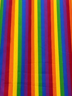 1 Yard Rainbow Stripe Poly Cotton Fabric 59/60 Inch Width -Michaels Fabric Sale 167507252620720 2