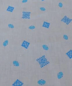 GENERIC Gray With Aqua Geometrics Cotton Fabric By The 48" 56 Inches Wide 7 GENERIC Gray With Aqua Geometrics Cotton Fabric By The 48" 56 Inches Wide -Michaels Fabric Sale 167507288466352 2