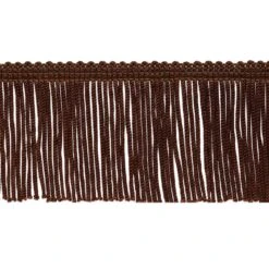 5 Yards Of 2" Chainette Fringe Trim | 5 Yard Cut Chocolate