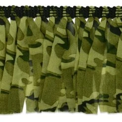 10 Yards Of Kirk 4" Camouflage Fatigue Fringe Trim | 10 Yard Cut -Michaels Fabric Sale 172169175008912 1