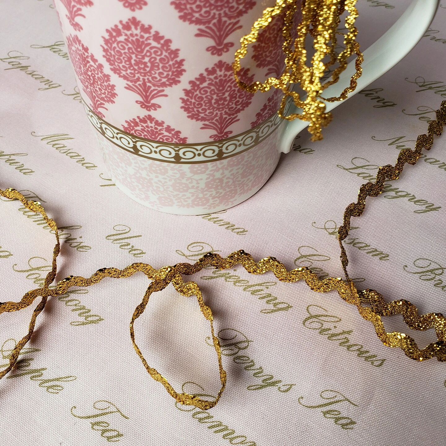 36 Yards Of 1/4" Metallic Baby Ric Rac Trim | 36 Yard Cut Metallic Silver 7 36 Yards Of 1/4" Metallic Baby Ric Rac Trim | 36 Yard Cut Metallic Silver - Image 5