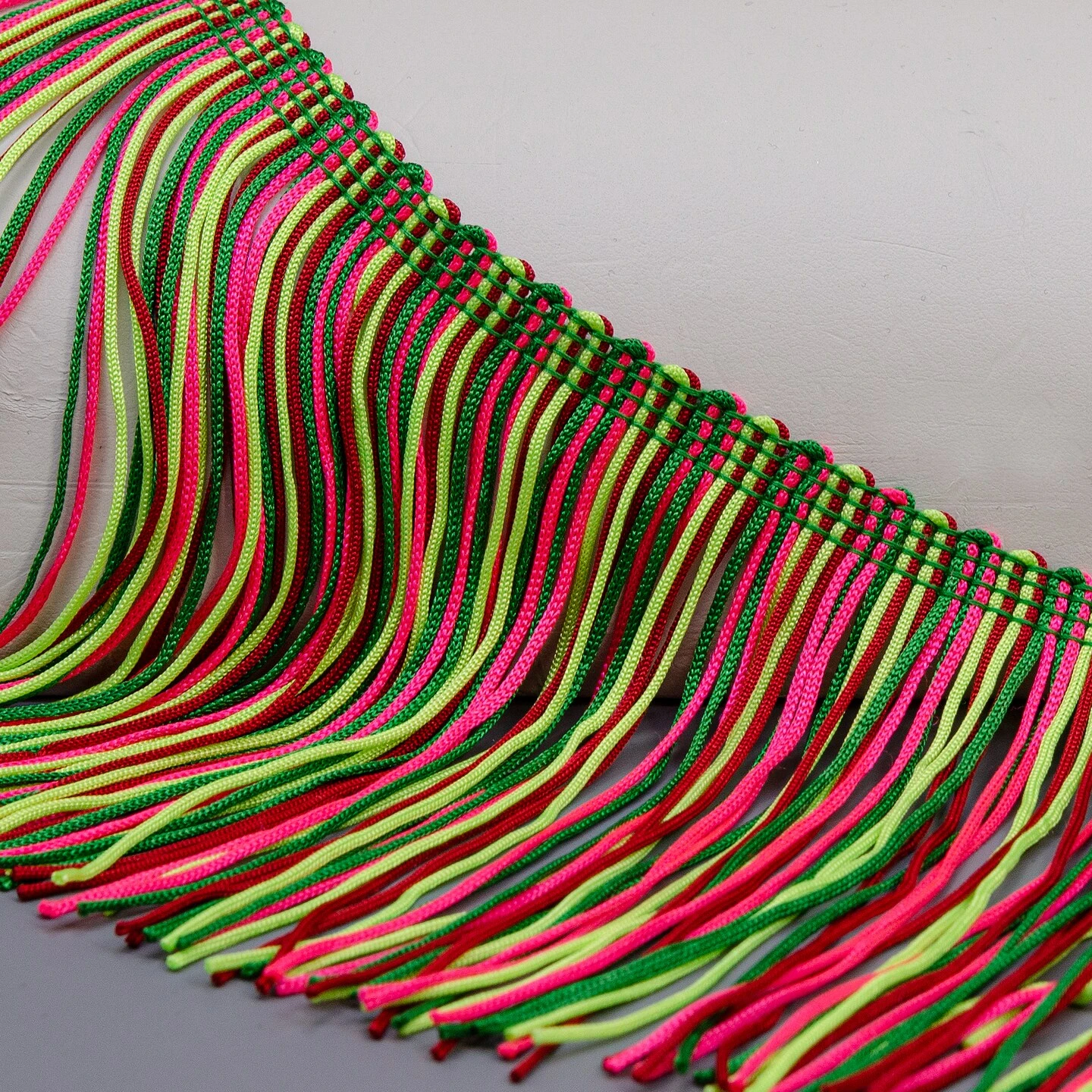 10 Yards Of 6" Multicolor Chainette Fringe Trim | 10 Yard Cut Red/White/Blue 6 10 Yards Of 6" Multicolor Chainette Fringe Trim | 10 Yard Cut Red/White/Blue - Image 4