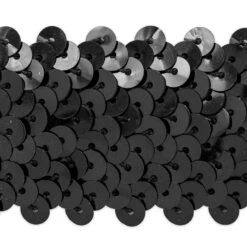 5 Yards Of 4 Row 1 1/2" Metallic Stretch Sequin Trim | 5 Yard Cut Silver -Michaels Fabric Sale 199299338285904