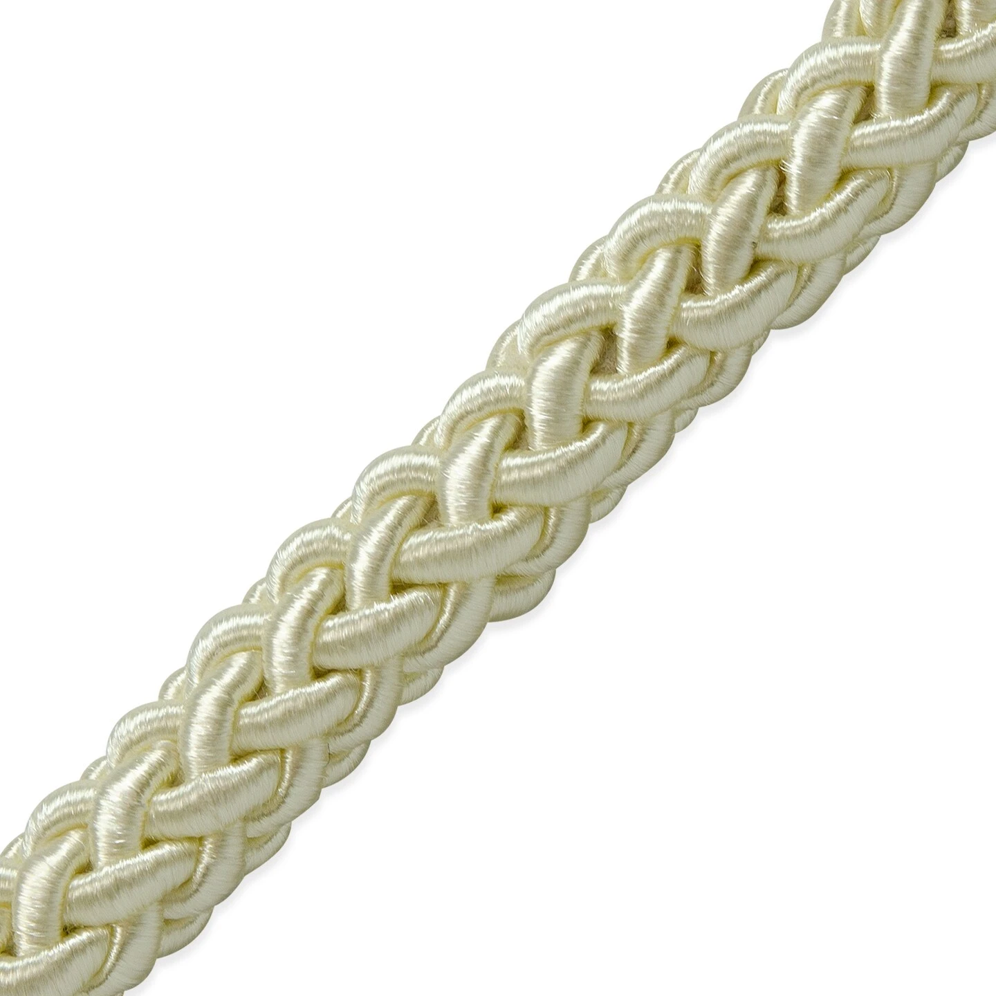 5 Yards Of Jamie 5/16" (8mm) Braided Cord Trim | 5 Yard Cut Ivory 10 5 Yards Of Jamie 5/16" (8mm) Braided Cord Trim | 5 Yard Cut Ivory - Image 8