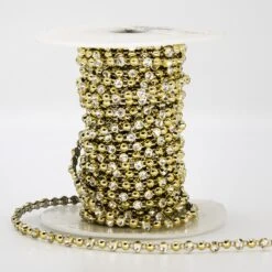 5 Yards Of Carrie 1/8" Rhinestone And Flatback Trim | 5 Yard Cut Gold 8 5 Yards Of Carrie 1/8" Rhinestone And Flatback Trim | 5 Yard Cut Gold -Michaels Fabric Sale 201411953898320