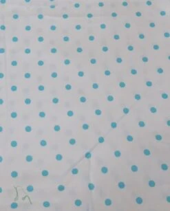 GENERIC White With Aqua Dots By The 48 Inch Long Piece -Michaels Fabric Sale 20435913483184 2