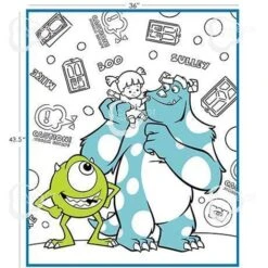 Disney·Pixar Coloring Collection - Monsters Color Me Panel - Multi