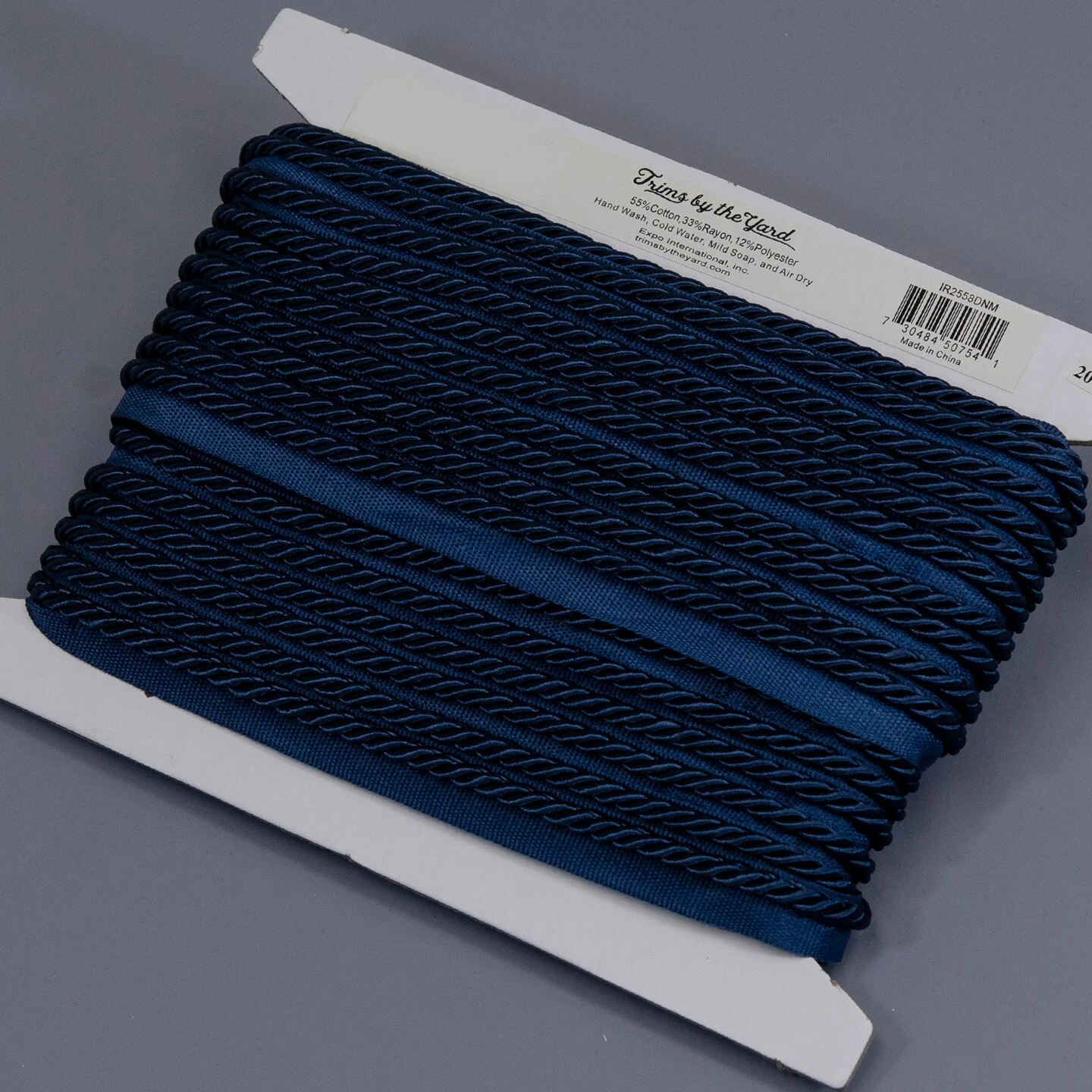 5 Yards Of Ebony 1/8" Twisted Lip Cord Trim Yellow Gold 5 5 Yards Of Ebony 1/8" Twisted Lip Cord Trim Yellow Gold - Image 3