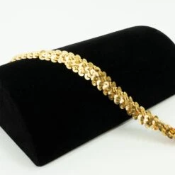 5 Yards Of 2 Row 7/8" Metallic Stretch Sequin Trim | 5 Yard Cut Royal Blue -Michaels Fabric Sale 2306116410039788128