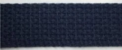 1" Cotton Webbing - 10 Continuous Yards - Made In USA! Navy
