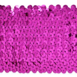 10 Yards Of 8 Row Sequin Stretch | 10 Yard Cut Fuchsia -Michaels Fabric Sale 240157835429520 3