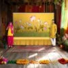 Lotus With Peacock Backdrop, Wedding Decoration, Pooja Backdrop Decoration, Indian Backdrop, Indian Decorations,housewarming Decor, Traditional Backdrop, Pooja Decoration -Michaels Fabric Sale 240779751847600