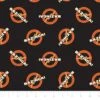 The Big Bang Theory Collection - Bazinga Black Licensed Cotton Fabric By The Yard