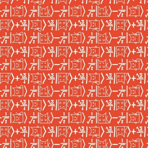 The Big Bang Theory Collection - Math Cat Red Licensed Cotton Fabric By The Yard 4 The Big Bang Theory Collection - Math Cat Red Licensed Cotton Fabric By The Yard - Image 2