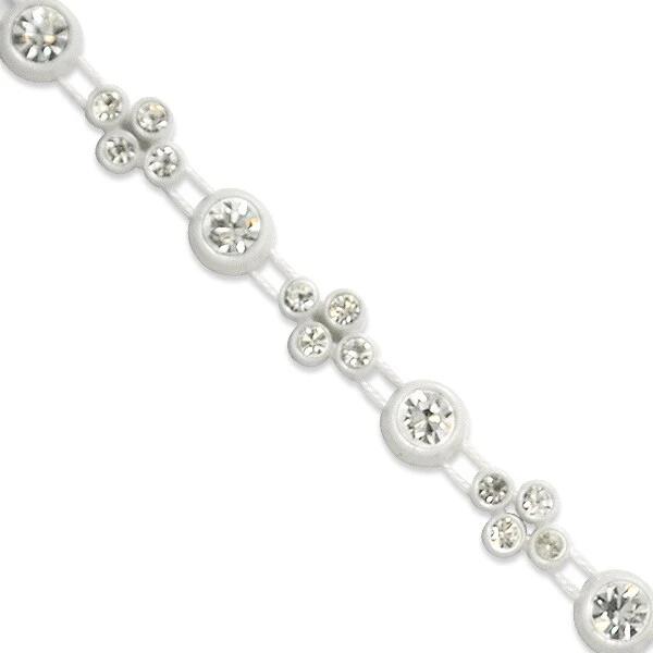 Round Glass Rhinestone Trim 4 Round Glass Rhinestone Trim - Image 2