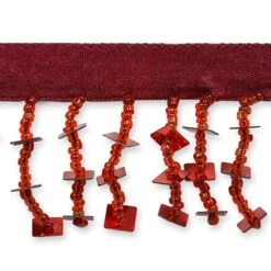 Conso 1 5/8" Square Sequin/Seed Beaded Fringe 7 Conso 1 5/8" Square Sequin/Seed Beaded Fringe -Michaels Fabric Sale 251756164538976 2