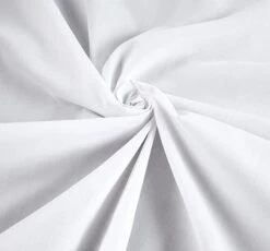 1 Yard White Broadcloth Fabric Lightweight Woven 58/60" Wide For Apparel & Home Use