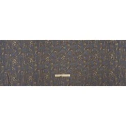 1 Yard Navy Blue Gold Burnout Brocade Fabric Classical Floral Vines 56 Inch Width -Michaels Fabric Sale 26398194393008 2