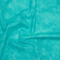 1 Yard Tiffany Blue Quilting Cotton Fabric Printed Fresco Texture , 44" Wide