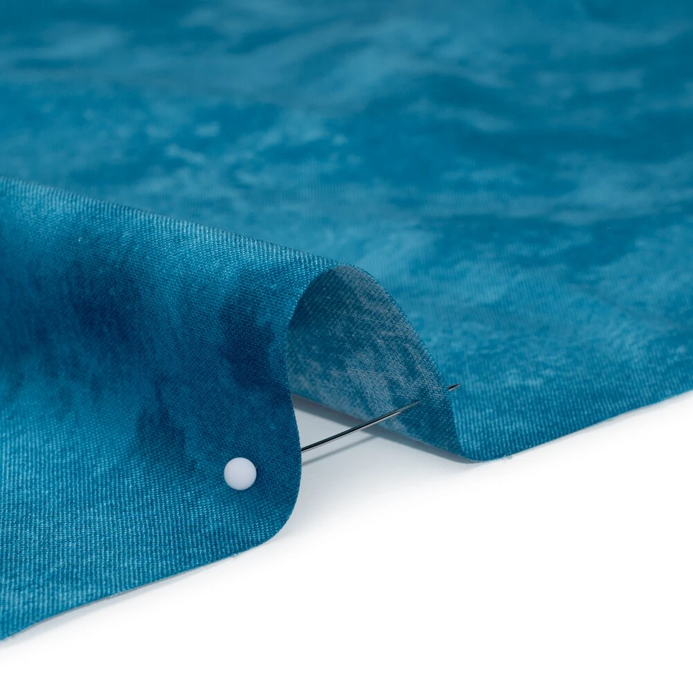 1 Yard Prussian Cotton Quilting Material Toscana Collection Vibrant Abstract 44 Inch Width 4 1 Yard Prussian Cotton Quilting Material Toscana Collection Vibrant Abstract 44 Inch Width - Image 2