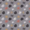 The Big Bang Theory Collection - Atoms Grey Licensed Cotton Fabric By The Yard
