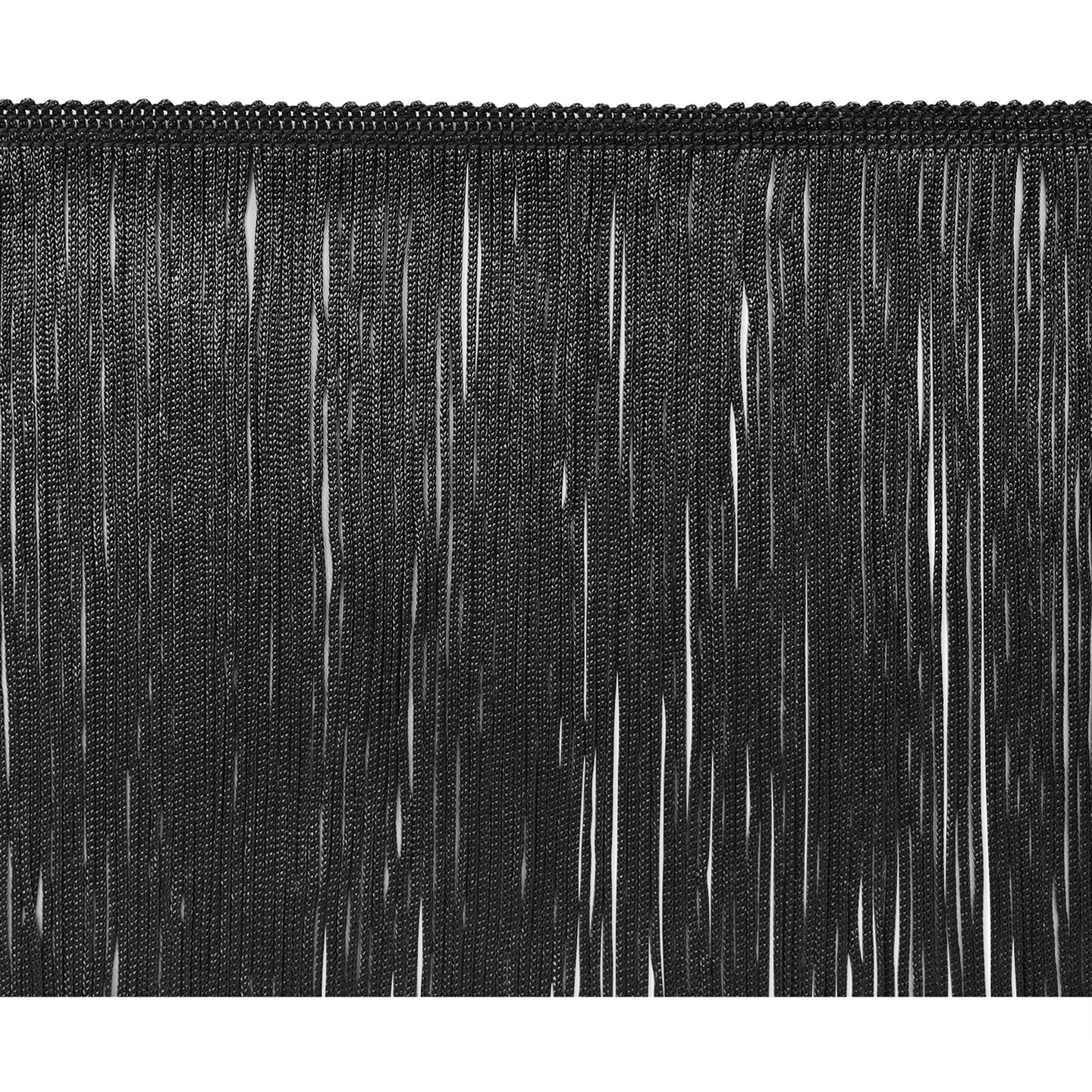 20 Yards Of 4" Chainette Fringe Trim | 20 Yard Cut Black 10 20 Yards Of 4" Chainette Fringe Trim | 20 Yard Cut Black - Image 8