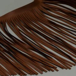 5 Yards Of 12" Premium Vegan Leather Fringe Trim | 5 Yard Cut Dark Brown 13 5 Yards Of 12" Premium Vegan Leather Fringe Trim | 5 Yard Cut Dark Brown -Michaels Fabric Sale 270370524312400