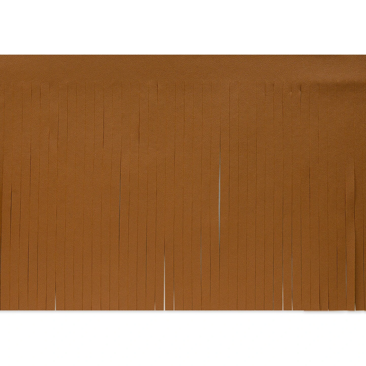 5 Yards Of 6" Premium Vegan Leather Fringe Trim | 5 Yard Cut Brown 4 5 Yards Of 6" Premium Vegan Leather Fringe Trim | 5 Yard Cut Brown - Image 2