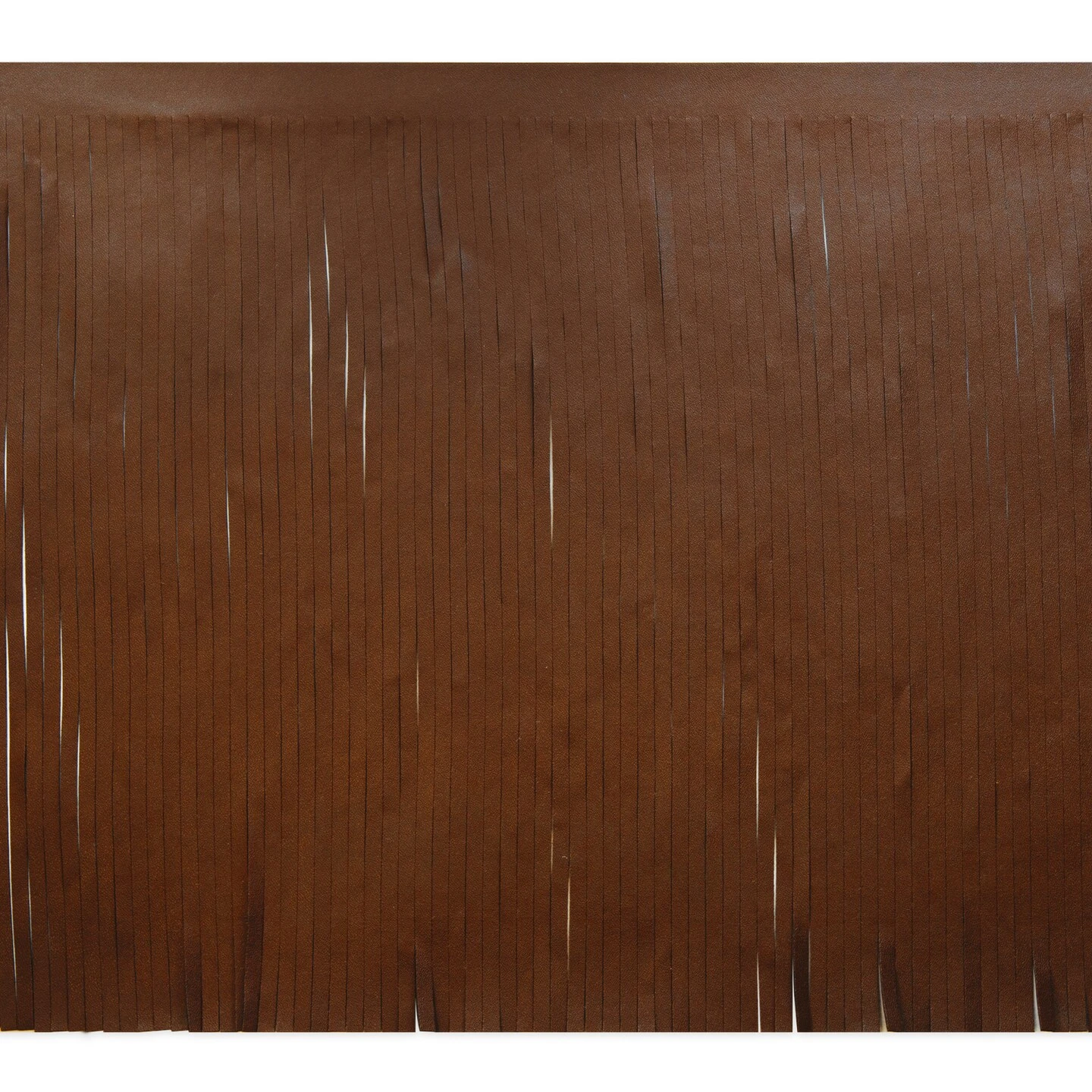 5 Yards Of 12" Premium Vegan Leather Fringe Trim | 5 Yard Cut Dark Brown 4 5 Yards Of 12" Premium Vegan Leather Fringe Trim | 5 Yard Cut Dark Brown - Image 2