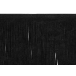 5 Yards Of 2" Faux Suede Fringe Trim | 5 Yard Cut Black
