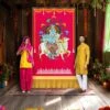 Krishna With Cow Backdrop Indian Traditional Rani Cloth 5x8 Feet Backdrop Pooja Wall Decor Indian Wall Art Photo Decor Banner Indian Wedding Favor Decorative Cloth 2 Krishna With Cow Backdrop Indian Traditional Rani Cloth 5x8 Feet Backdrop Pooja Wall Decor Indian Wall Art Photo Decor Banner Indian Wedding Favor Decorative Cloth -Michaels Fabric Sale 273726923601584