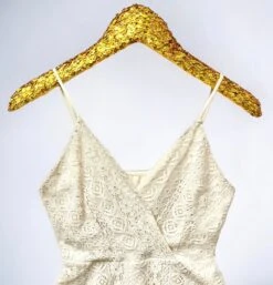 10 Yards Of 8 RowStarlight Hologram Stretch Sequin Trim | 10 Yard Cut Gold -Michaels Fabric Sale 286383822725040