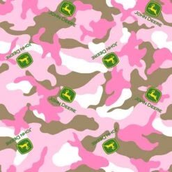 John Deere® Pink Camo Logo Toss Quilting Cotton Fabric 5 John Deere® Pink Camo Logo Toss Quilting Cotton Fabric -Michaels Fabric Sale 28810 43054 C47DTC 1