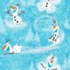 Disney® Light Blue Olaf Winter Toss Quilting Cotton Fabric -Michaels Fabric Sale 28810 51871 913331 u