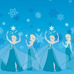 Disney® Blue Frozen Elsa Smock Fabric