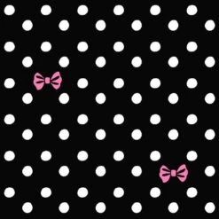 Springs Creative Black Ditzy Bow Dots Quilting Fabric