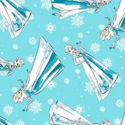 Disney® Sketch Elsa Blue Quilting Cotton Fabric -Michaels Fabric Sale 28810 54505 160331 u 1