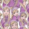 Disney® Anna Sketch Fabric -Michaels Fabric Sale 28810 56629 D43951 u
